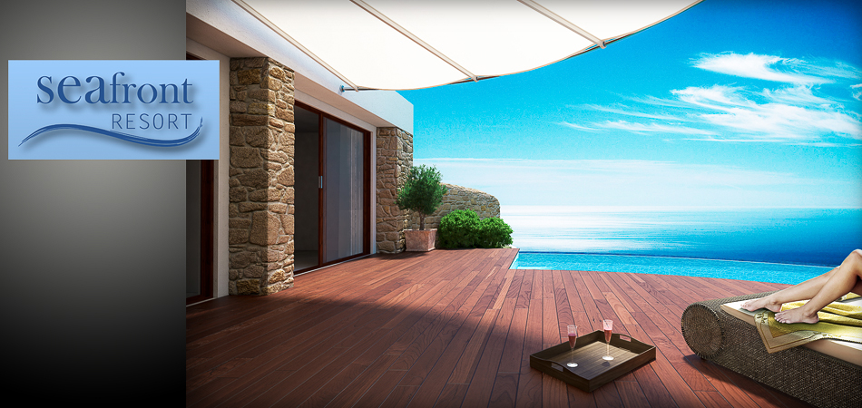 Seafront Resort, boliger bygges i vannkanten p Kreta.